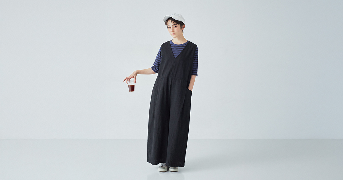 ゆったりシルエット×シャープなVネック【 Bliss bunch 】コットン ゆったりシルエット×シャープなVネック【 Bliss bunch 】コットン