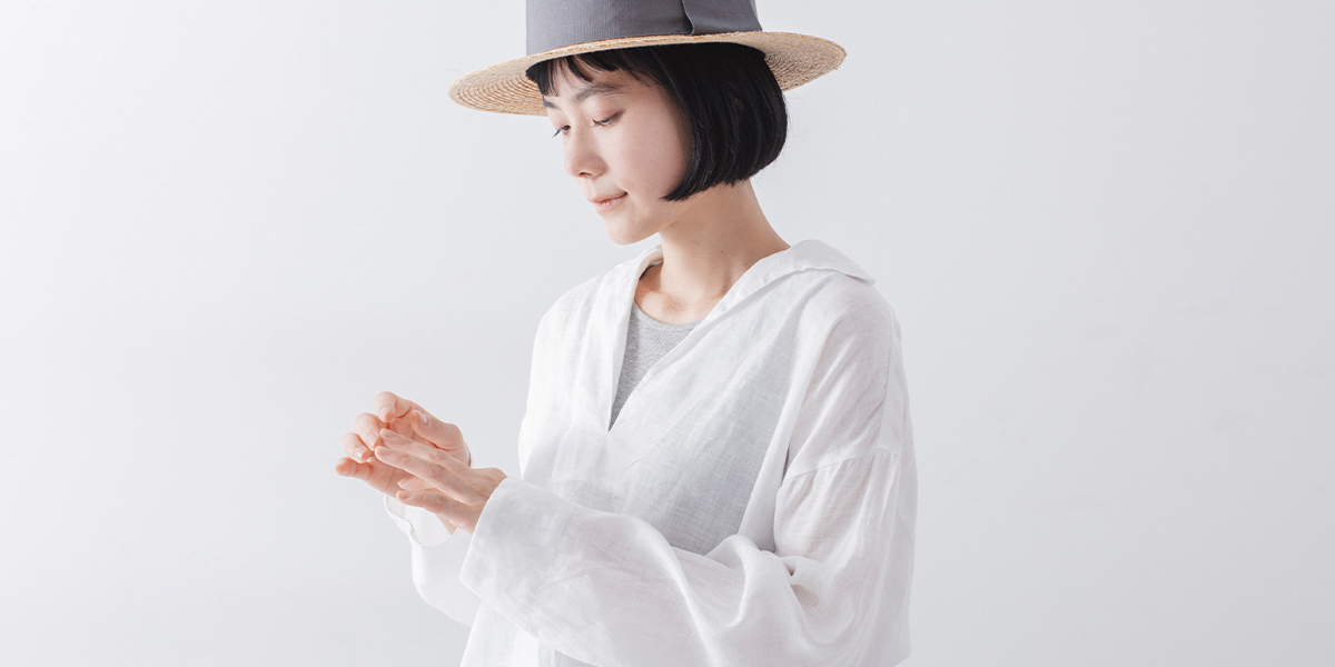 素材で選ぶ、おとなのフレンチマリン【 Vent d'ouest 】リネンセーラー
