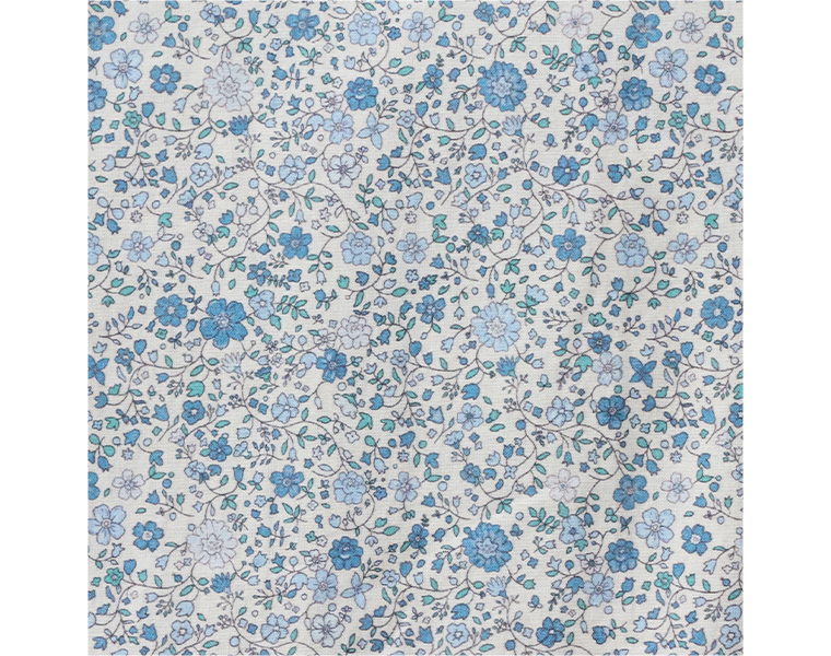 HEAVENLY フラワープリントワンピース オフホワイトの生地アップ