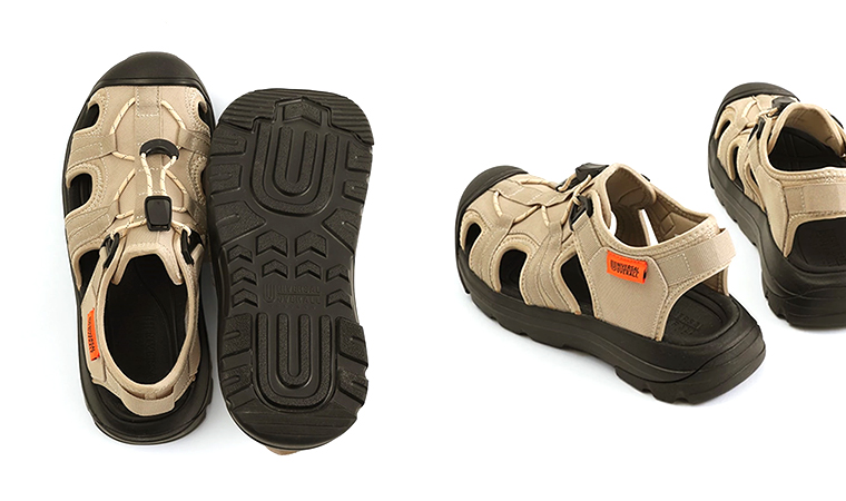 UNIVERSAL OVERALL スニーカーサンダル UO32 ディテール全体