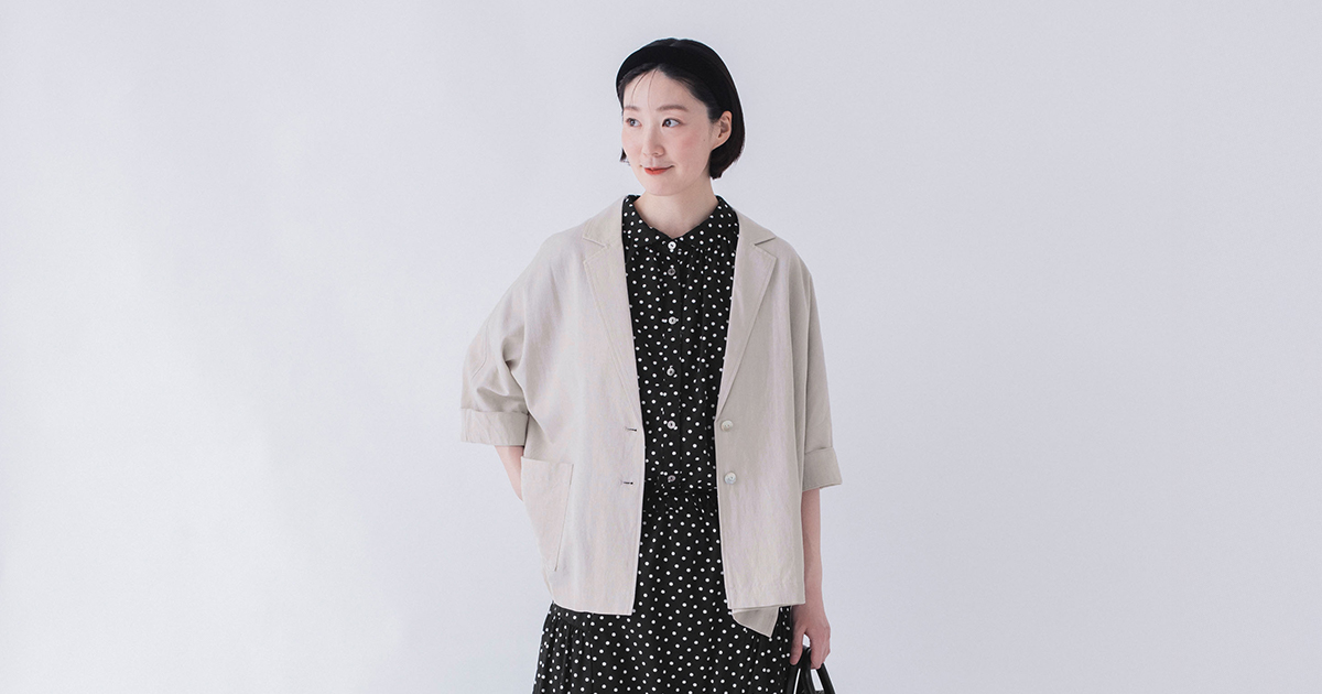 やわらかくさらりとした肌触り【わたしの大人服。】 ドルマン
