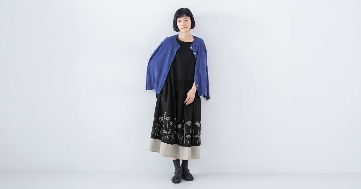えーり！ blue willow など4点 繊細なデザインが上品なルックス【 blue willow 】配色切り替え