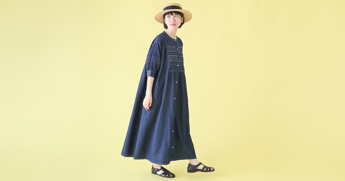 初夏のおしゃれはデニムから【暮らしの服】ワンピース・パンツ・ブラウス