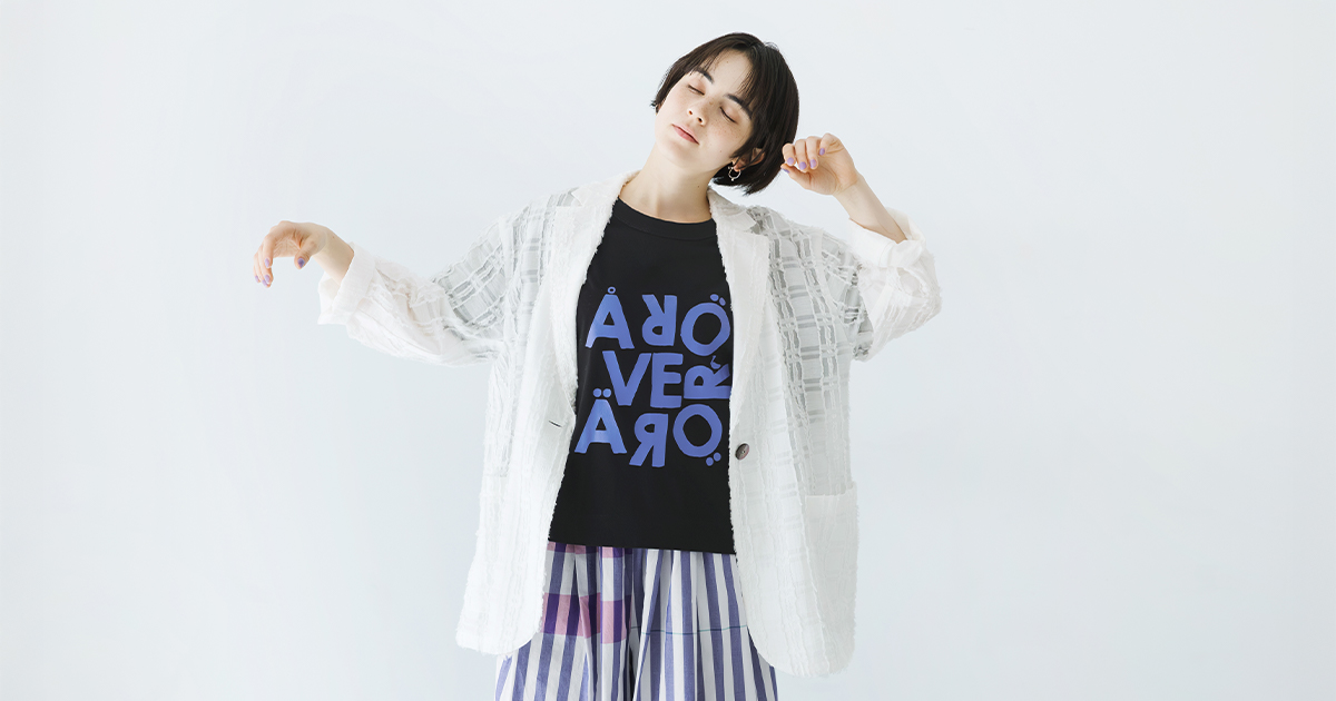 表情豊かなジャカードが映える【nop de nod】大人のシアージャケット