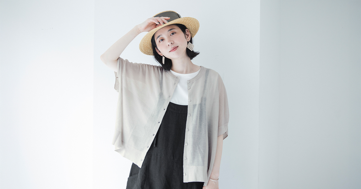 極美品✨ルネ 2021年購入 夏に◎チュール裾 シアーロングカーディガン 風をまとうように、軽やかに【 LILASIC 】夏の日差しに映える、別注