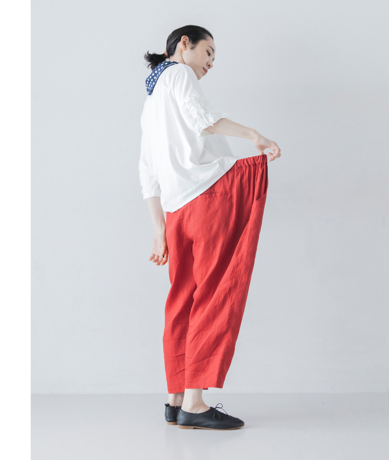 ista-ire よくばりパンツ 15周年 トマト 全身後ろ