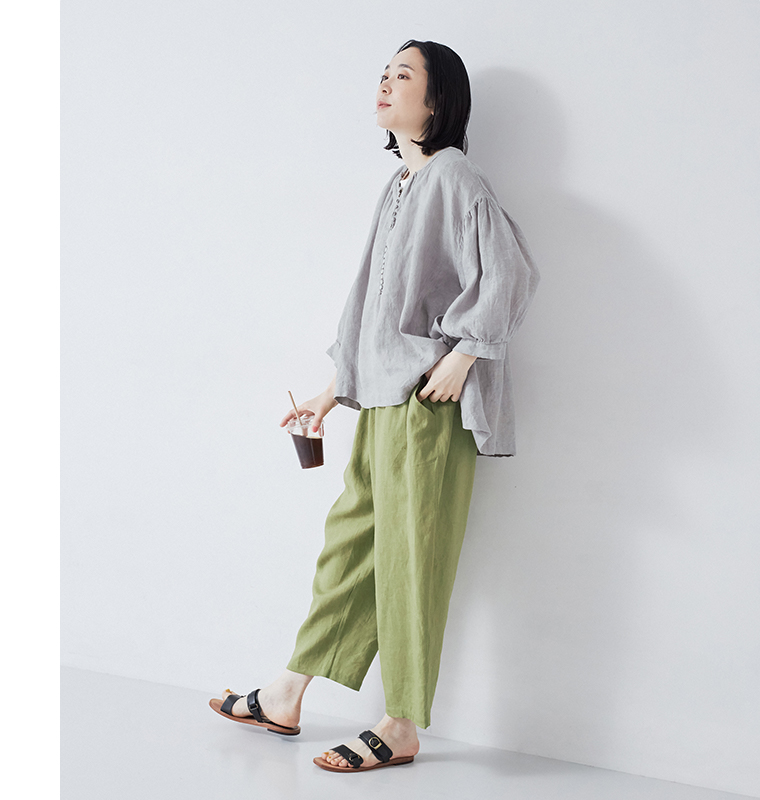 ista-ire よくばりパンツ 15周年 ピスタチオ 全身横