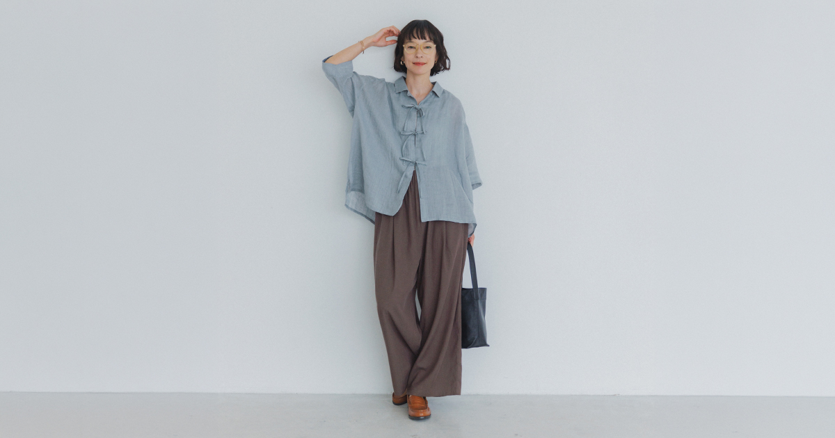 夏を心地よく纏う、大人のNEW STANDARD【 &yarn 】スタイリスト玄長