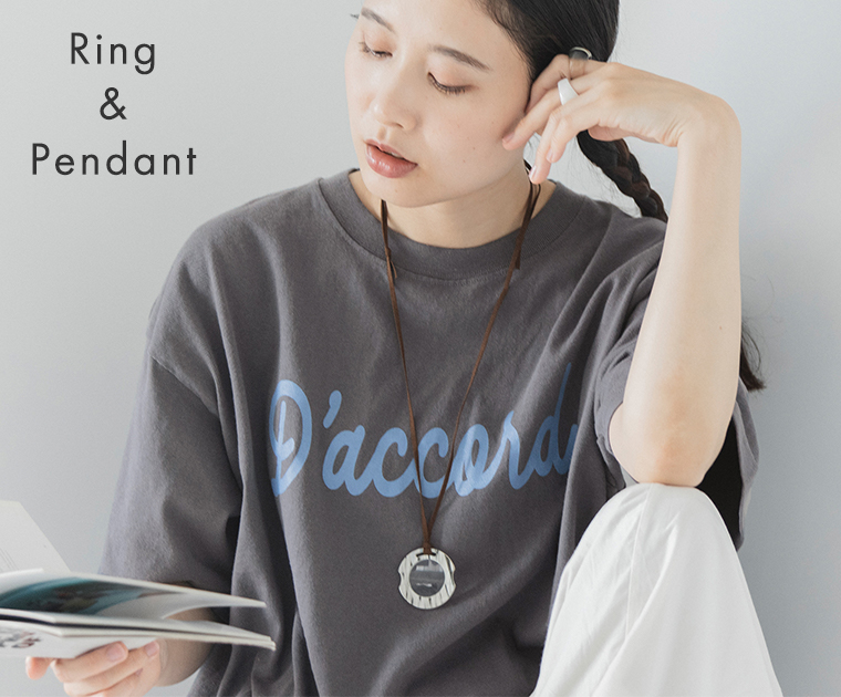 KISSO ペンダントルーペ ラウンドリング　Dirocca