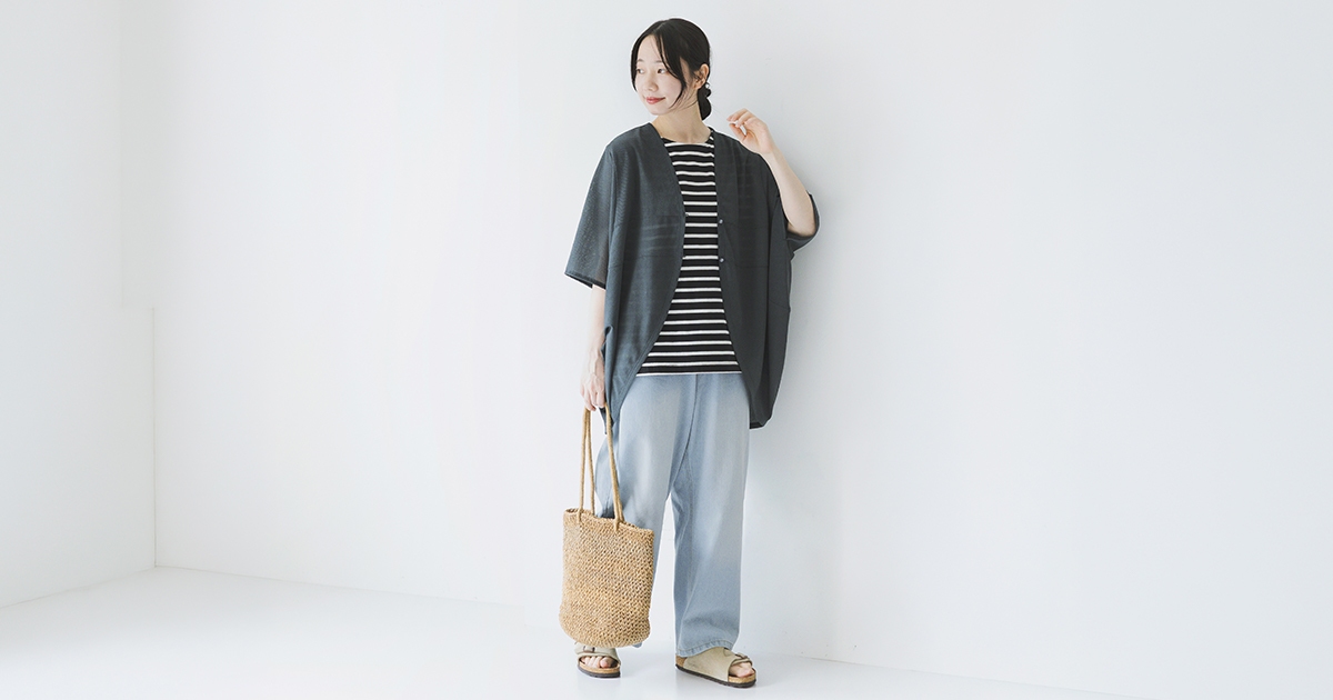 日常にも旅行にも活躍する【暮らしの服】夏の羽織りコレクション
