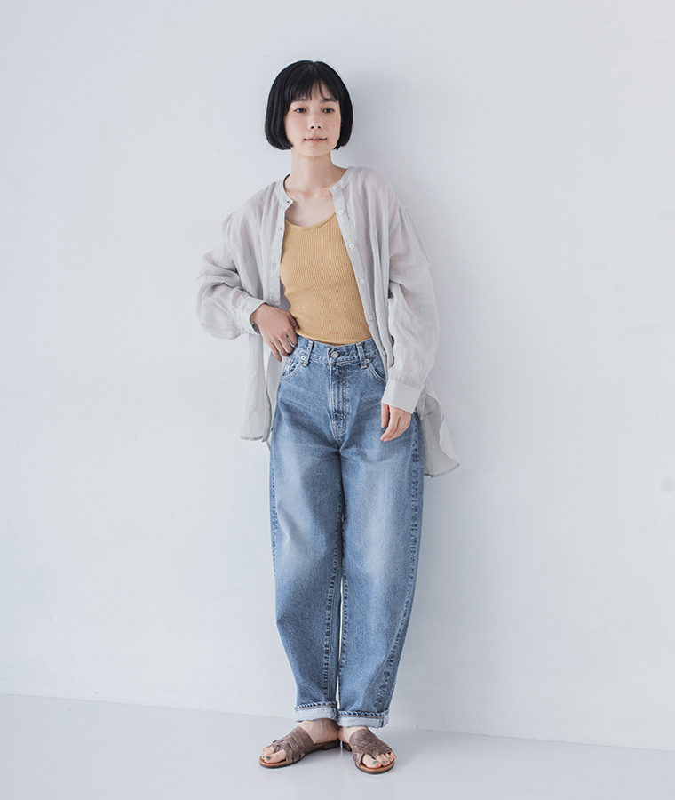 天衣無縫 リブカップ付きタンクトップ 全身
