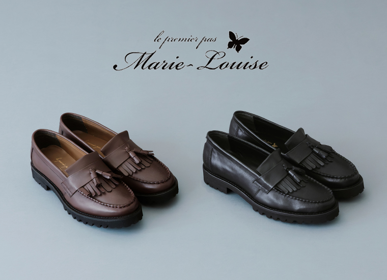  Marie-Louise タンクソールタッセルローファー 2カラー