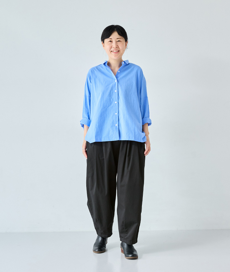 Lintu Laulu いつものまあるいチノパンツ スタッフ着用 ブラック