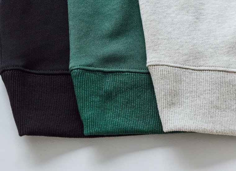 &yarn 袖バルーン裏毛プルオーバー