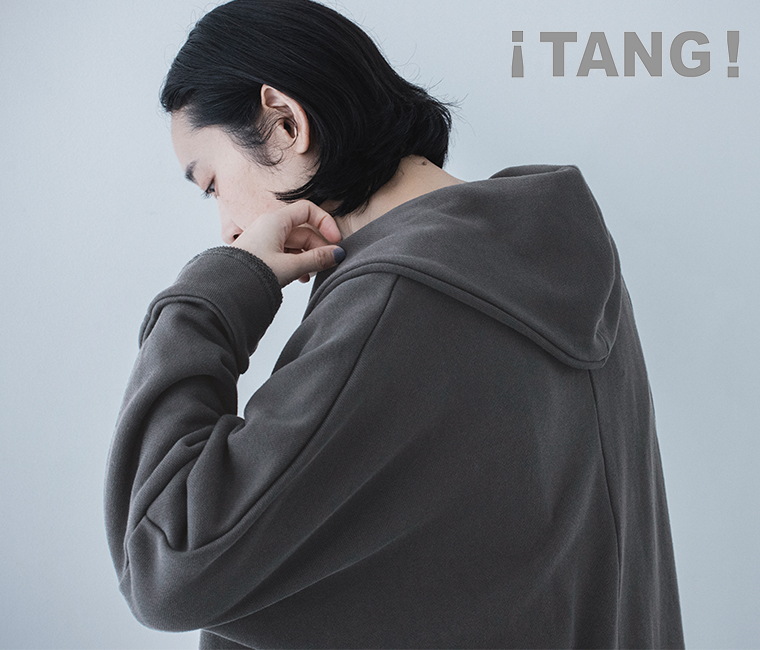 TANG 裏毛ショールカラーカーディガン
