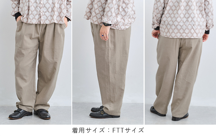 ista-ire コーデュロイよくばりパンツスタッフ着用 158cm FTTサイズ