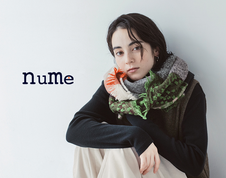 今年も新作が届きました【 nume 】マフラー＆スヌード