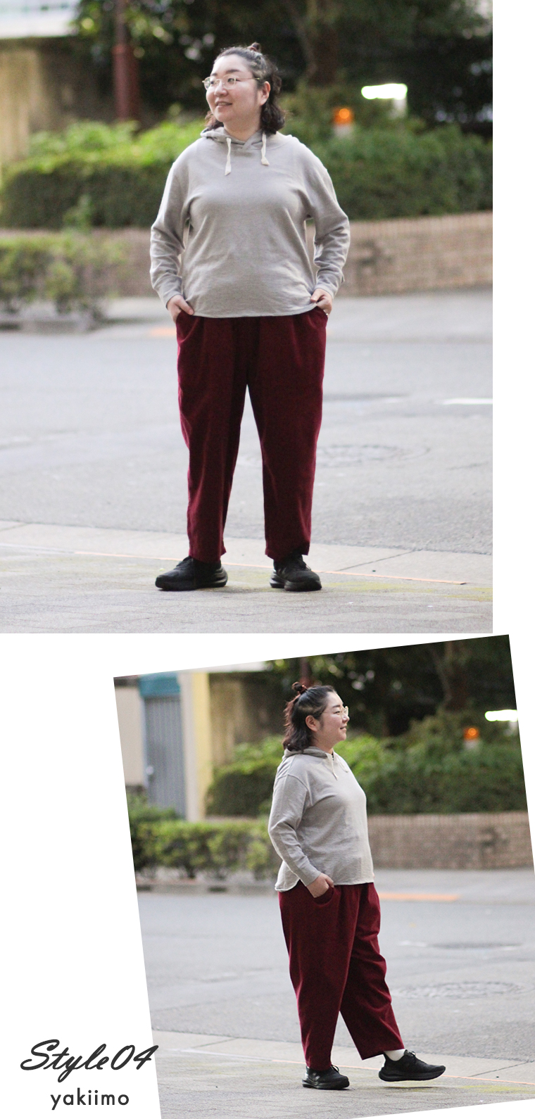 ista-ire コーデュロイよくばりパンツ 松岡８色スタイリング ヤキイモ