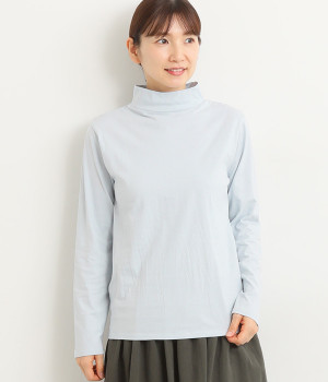 ハイネック30SZベア天竺ハイネックプルオーバー