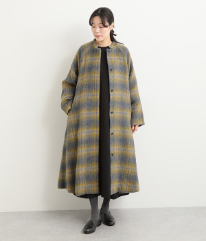 Aラインコート(イエロー系-ONESIZE)