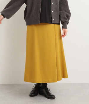 ウールミルドスカート(イエロー-ONESIZE)