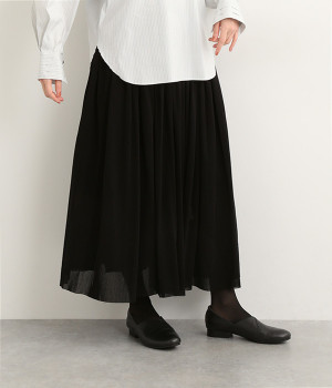 コットンチュールスカート