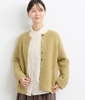 リシェスガーダー配色釦カーディガン