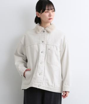 ボア襟Gジャン(キナリ-38)