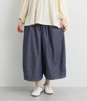 ワイドサルエルパンツ(デニム-38)