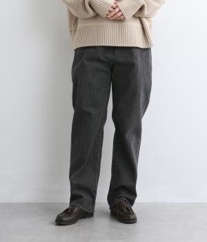 5ポケットパンツ(ブラックデニム-38)