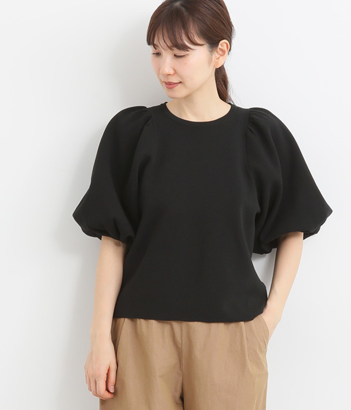 【ADIEU TRISTESSE】COTTON SURF ミラノリブパフPO セール】COTTON SURF ミラノリブパフP/O（ニット/セーター