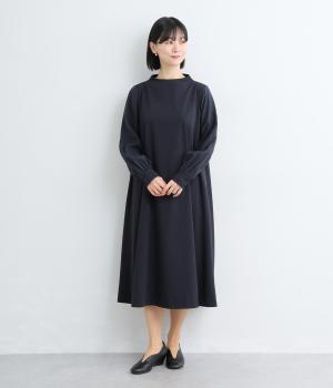 ジャカードスリーブワンピース