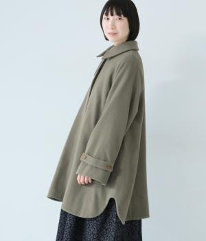 ウールビーバーハーフコート