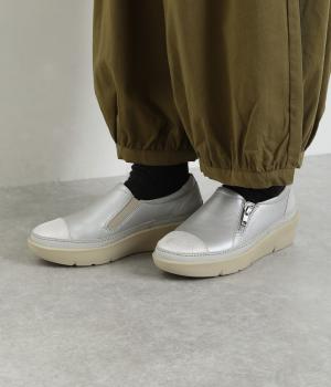 サイドジップ スリッポンシューズ