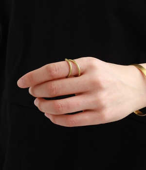 バール　リングカフ　ダブル