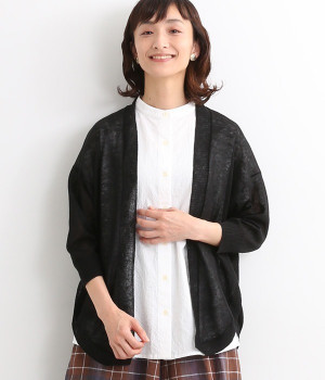 ラウンドヘム　カーディガン