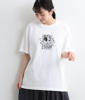 エイタプリントTシャツ(ライオン柄-L)