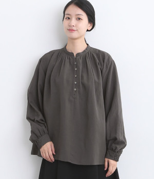 レーヨンリネンタンブラーブラウス