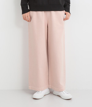 リラックスストレートパンツ(コットンツイルピンク-ONESIZE)