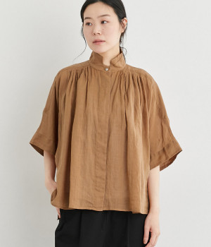 ラミータックブラウス(ブラウン-ONESIZE)