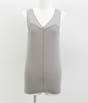 ベア天竺×ラミーコンビ2wayキャミインナー