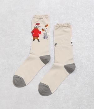 TORANEKO BONBON　子ネコと遊ぶ柄ソックス