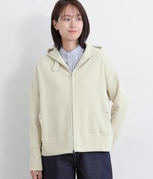 度詰めアズマ裏起毛フードパーカ