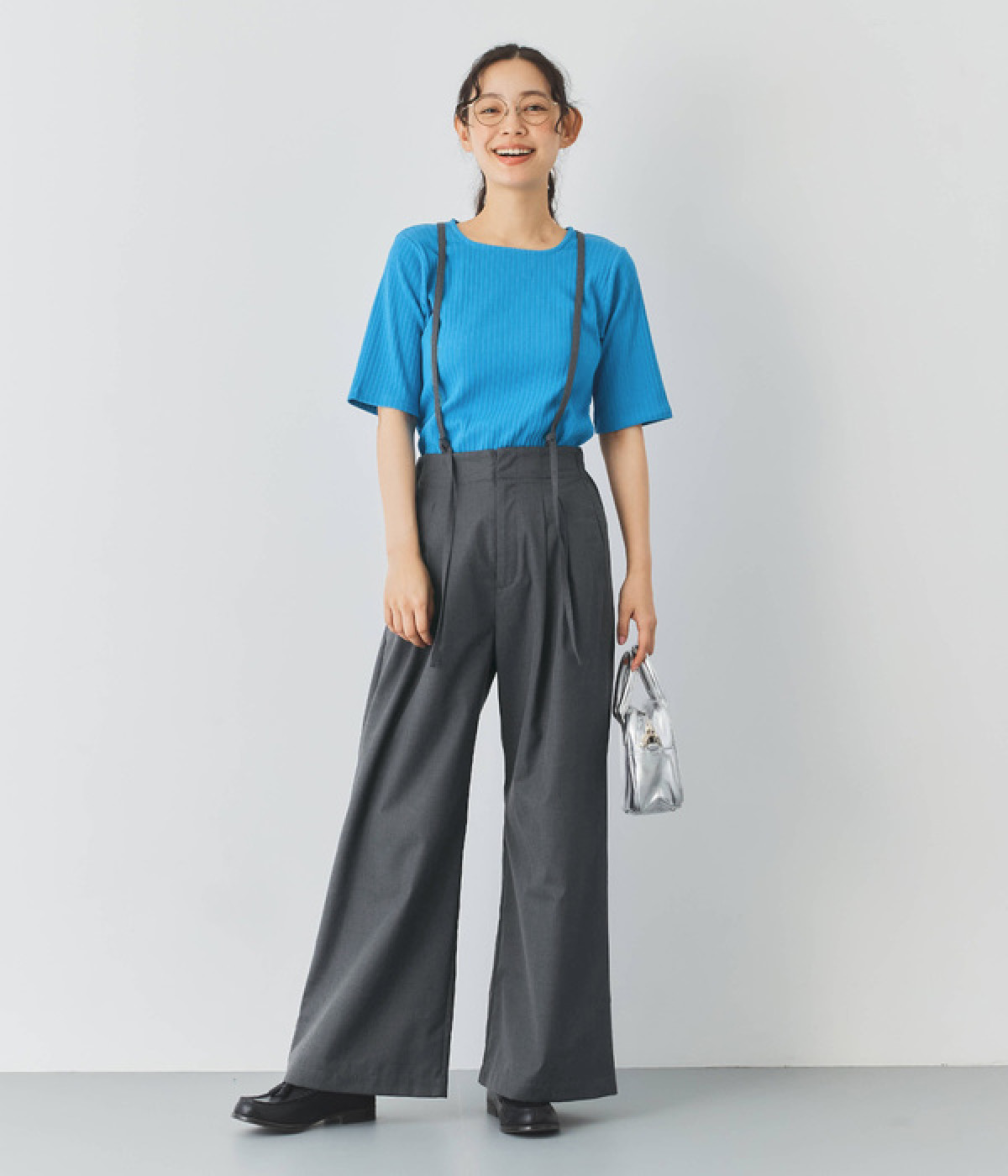 サスペンダー付きパンツ（and myera）の商品詳細