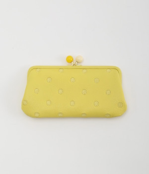 一部別注｜がま口長財布(イエロードット-ONESIZE)