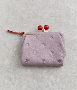 一部別注｜二つ折りがま口財布(ラベンダードット-ONESIZE-【コラボ】)