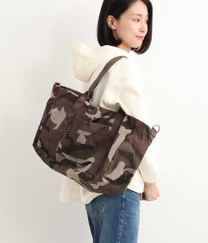 パッカブルナイロンボストンバッグ(カモフラ-ONESIZE)