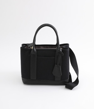 ショルダー付　パーテーションキャンバストート　小