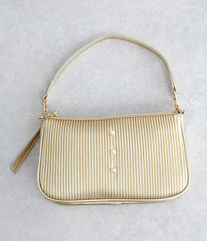 シーププリーツ　ゴート　パール　2WAYショルダー