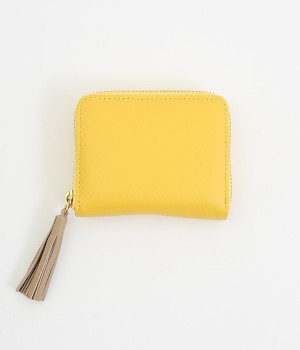 カラーコンビ　スキミング防止カードウォレット(イエロー-ONESIZE)